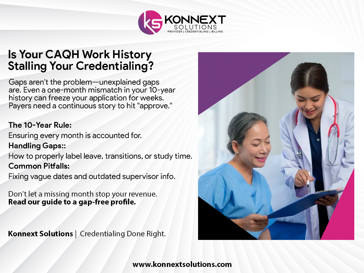 You are currently viewing CAQH Work History Mistakes: How to Handle Employment Gaps