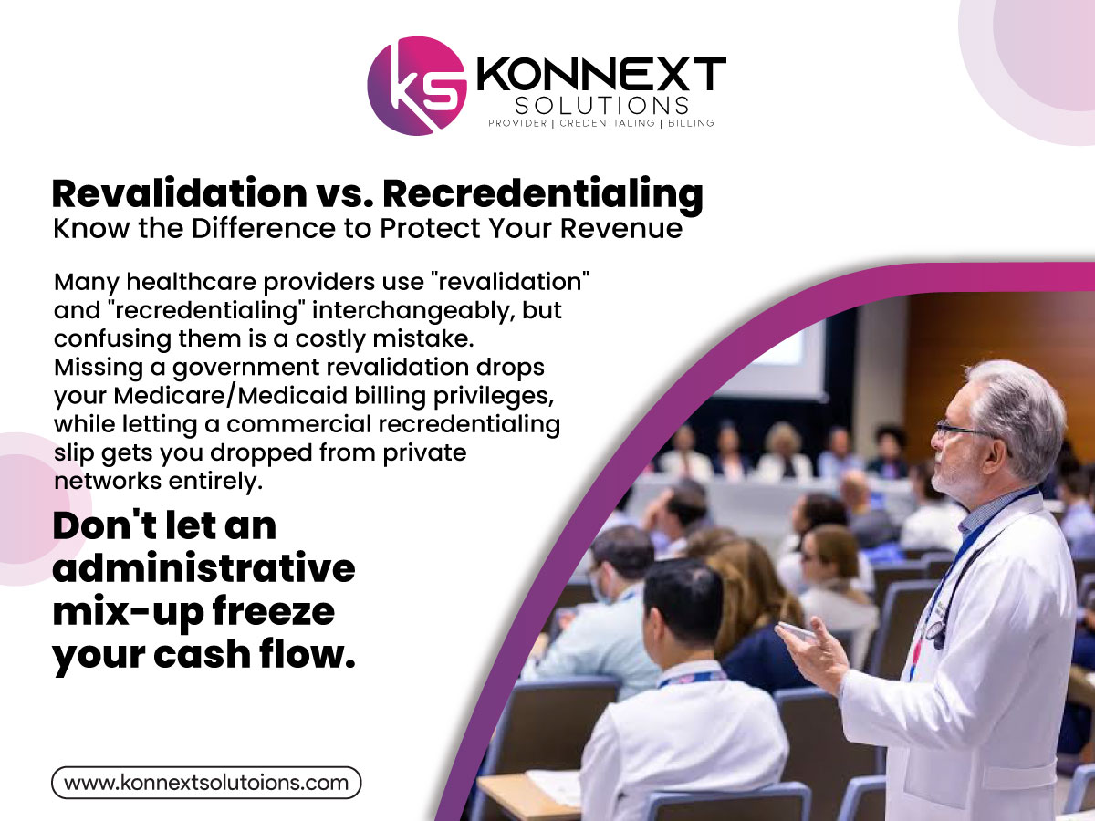 You are currently viewing Revalidation vs. Recredentialing: What’s the Difference?